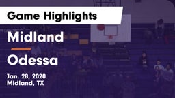 Midland  vs Odessa  Game Highlights - Jan. 28, 2020