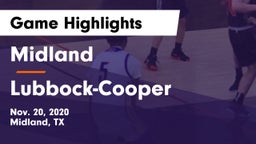 Midland  vs Lubbock-Cooper  Game Highlights - Nov. 20, 2020