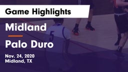 Midland  vs Palo Duro  Game Highlights - Nov. 24, 2020