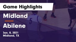 Midland  vs Abilene  Game Highlights - Jan. 8, 2021