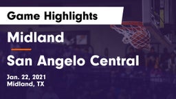 Midland  vs San Angelo Central  Game Highlights - Jan. 22, 2021