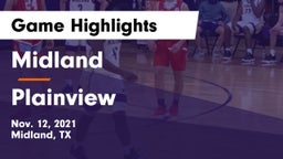 Midland  vs Plainview  Game Highlights - Nov. 12, 2021
