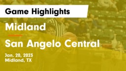 Midland  vs San Angelo Central  Game Highlights - Jan. 20, 2023