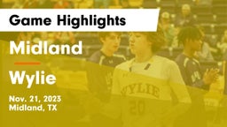 Midland  vs Wylie  Game Highlights - Nov. 21, 2023