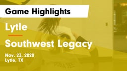 Lytle  vs Southwest Legacy  Game Highlights - Nov. 23, 2020