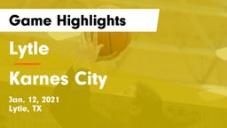Lytle  vs Karnes City  Game Highlights - Jan. 12, 2021