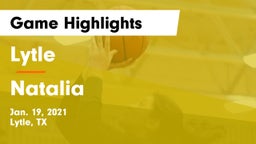 Lytle  vs Natalia  Game Highlights - Jan. 19, 2021
