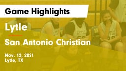 Lytle  vs San Antonio Christian Game Highlights - Nov. 12, 2021