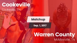 Matchup: Cookeville High vs. Warren County  2017