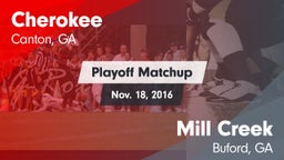 Matchup: Cherokee  vs. Mill Creek 2016