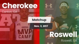 Matchup: Cherokee  vs. Roswell  2017