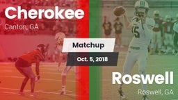 Matchup: Cherokee  vs. Roswell  2018