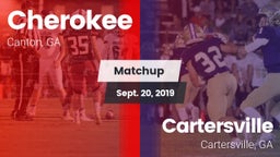 Matchup: Cherokee  vs. Cartersville  2019