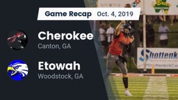 Recap: Cherokee  vs. Etowah  2019