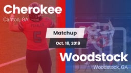 Matchup: Cherokee  vs. Woodstock  2019