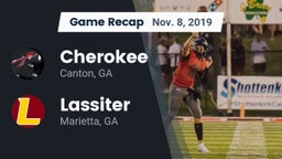 Recap: Cherokee  vs. Lassiter  2019