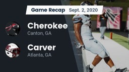 Recap: Cherokee  vs. Carver  2020
