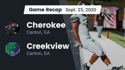 Recap: Cherokee  vs. Creekview  2020