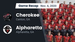 Recap: Cherokee  vs. Alpharetta  2020
