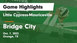 Little Cypress-Mauriceville  vs Bridge City  Game Highlights - Oct. 7, 2022