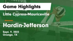 Little Cypress-Mauriceville  vs Hardin-Jefferson  Game Highlights - Sept. 9, 2022
