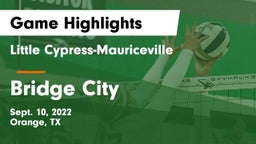 Little Cypress-Mauriceville  vs Bridge City  Game Highlights - Sept. 10, 2022