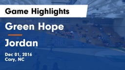 Green Hope  vs Jordan  Game Highlights - Dec 01, 2016