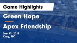 Green Hope  vs Apex Friendship  Game Highlights - Jan 13, 2017