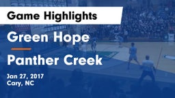 Green Hope  vs Panther Creek  Game Highlights - Jan 27, 2017