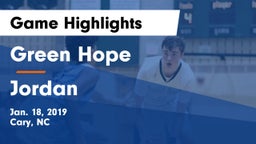 Green Hope  vs Jordan  Game Highlights - Jan. 18, 2019