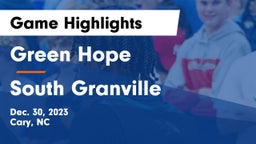 Green Hope  vs South Granville  Game Highlights - Dec. 30, 2023