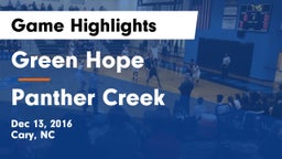 Green Hope  vs Panther Creek  Game Highlights - Dec 13, 2016