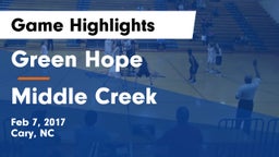 Green Hope  vs Middle Creek  Game Highlights - Feb 7, 2017