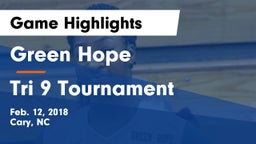 Green Hope  vs Tri 9 Tournament Game Highlights - Feb. 12, 2018