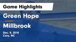 Green Hope  vs Millbrook  Game Highlights - Dec. 8, 2018