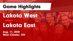 Lakota West  vs Lakota East  Game Highlights - Aug. 11, 2020