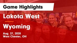 Lakota West  vs Wyoming  Game Highlights - Aug. 27, 2020