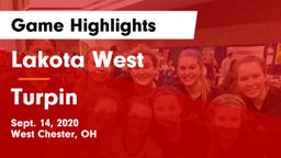 Lakota West  vs Turpin  Game Highlights - Sept. 14, 2020