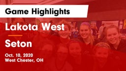 Lakota West  vs Seton  Game Highlights - Oct. 10, 2020