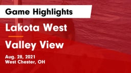 Lakota West  vs Valley View  Game Highlights - Aug. 28, 2021
