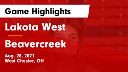 Lakota West  vs Beavercreek  Game Highlights - Aug. 28, 2021