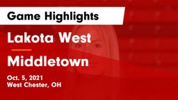 Lakota West  vs Middletown  Game Highlights - Oct. 5, 2021