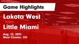 Lakota West  vs Little Miami  Game Highlights - Aug. 22, 2022