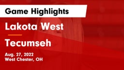 Lakota West  vs Tecumseh  Game Highlights - Aug. 27, 2022