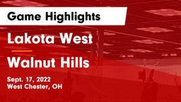 Lakota West  vs Walnut Hills  Game Highlights - Sept. 17, 2022