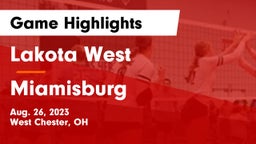 Lakota West  vs Miamisburg  Game Highlights - Aug. 26, 2023