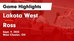 Lakota West  vs Ross  Game Highlights - Sept. 9, 2023