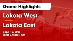 Lakota West  vs Lakota East  Game Highlights - Sept. 12, 2023