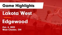 Lakota West  vs Edgewood  Game Highlights - Oct. 4, 2023