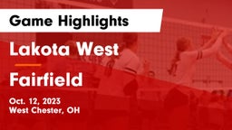 Lakota West  vs Fairfield  Game Highlights - Oct. 12, 2023